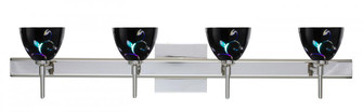 Besa Divi Wall With SQ Canopy 4SW Black Dicro Vine Chrome 4x5W LED (127|4SW-1858VB-LED-CR-SQ)