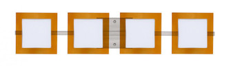 Besa Wall Alex Satin Nickel Opal/Armagnac 4x5W LED (127|4WS-7735TG-LED-SN)