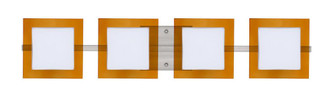 Besa Wall Alex Satin Nickel Opal/Armagnac 4x5W LED (127|4WS-7735TG-LED-SN)