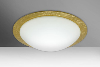 Besa Ceiling Ring 15 White/Gold Foil Ring 2x9W LED (127|9771GFC-LED)