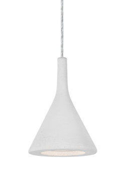 Besa Gala Pendant, White, Satin Nickel Finish, 1x9W LED (127|1JT-GALAWH-LED-SN)