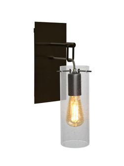 Besa Juni 10 Wall Pendant, Clear Bubble, Bronze Finish, 1x4W LED Filament (127|1WP-JUNI10CL-EDIL-BR)