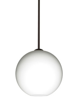 Besa Coco 10 Stem Pendant, Opal Matte, Bronze Finish, 1x9W LED (127|1TT-COCO1007-LED-BR)