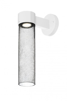 Besa, Juni 16 Outdoor Sconce, Clear Bubble, White Finish, 1x4W LED (127|JUNI16CL-WALL-LED-WH)