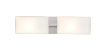 Besa, Lido Vanity, Opal Matte, Satin Nickel Finish, 2x60W Medium Base (127|2WT-888607-SN)