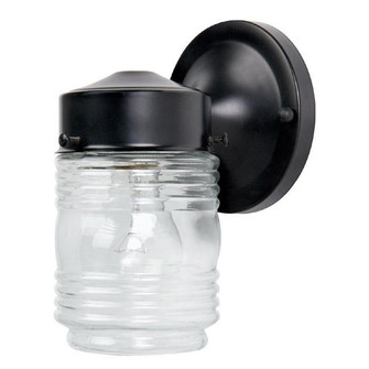 1 Light Outdoor Wall Lantern (42|9946BK)