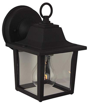 Coach Lights Cast 1 Light 8'' Outdoor Wall Lantern in Textured Black (20|Z190-TB)