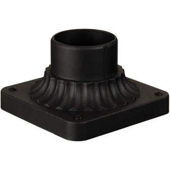 Post Adapter Base for 3'' Post Tops in Textured Black (20|Z200-TB)