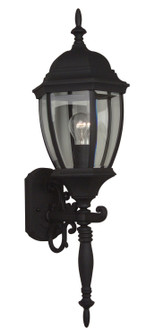 Bent Glass Cast 1 Light Medium Outdoor Wall Lantern in Textured Black (20|Z280-TB)