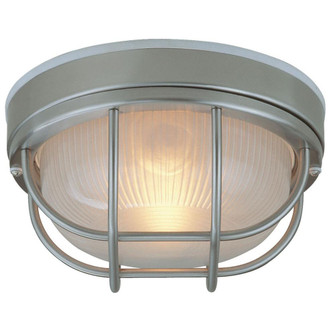 Round Bulkhead 1 Light Large Flush/Wall Mount in Stainless Steel (20|Z395-SS)