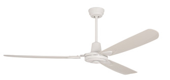 Velocity 58'' 3-Blade Ceiling Fan in White w/ White Blades; Not Light Kit Adaptable (20|VE58W3)