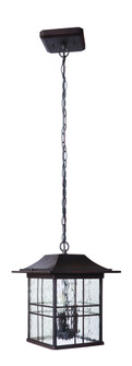 Dorset 3 Light Outdoor Pendant in Aged Bronze Brushed (20|Z7821-ABZ)