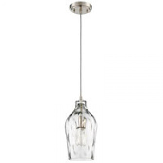 6.63'' 1 Light Mini Pendant in Brushed Polished Nickel (20|P725BNK1)