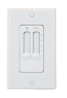4 Speed Fan/Full Range Light Control-LED - White (20|CM-7W-LED)