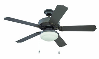 Enduro Plastic 52'' 5-Blade Ceiling Fan with Light Kit in Espresso w/ Outdoor Brown Blades; Light (20|END52ESP5PC1)