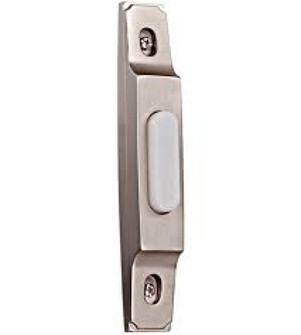 Surface Mount Thin Profile LED Lighted Push Button in Pewter (20|BS3-PW)