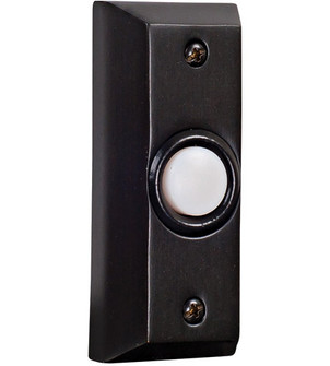 Surface Mount Rectangle Lighted Push Button in Bronze (20|BS8-BZ)