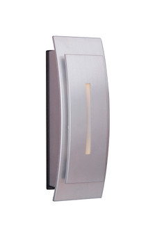 Surface Mount Contemporary Curved LED Lighted Touch Button in Brushed Nickel (20|TB1020-BN)
