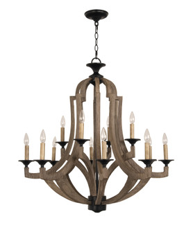 12 Light Chandelier (20|35112-WP)