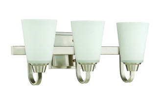 Grace 3 Light Vanity in Brushed Polished Nickel (20|41903-BNK)