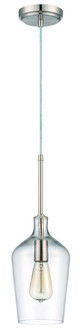1 Light Mini Pendant in Brushed Polished Nickel (20|P445BNK1)