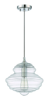 1 Light Mini Pendant with Cord in Chrome (20|P610CH1)