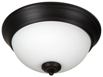 Pro Builder 11'' 2 Light Flushmount in Aged Bronze Brushed (20|XP11ABZ-2W)
