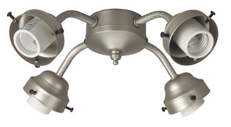 Universal 4 Light Fitter in Brushed Satin Nickel (20|F400-BN-LED)