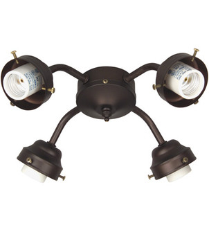 Universal 4 Light Fitter in Oiled Bronze (20|F400-OB-LED)