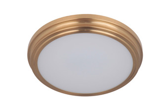 X66 Series 1 Light 13'' LED Flushmount in Satin Brass (20|X6613-SB-LED)