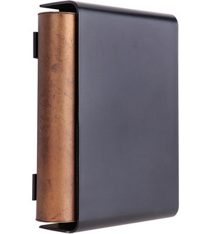 Patina Aged Brass Finish Resonance Chambers with Black Cover (20|CTPAB-BK)