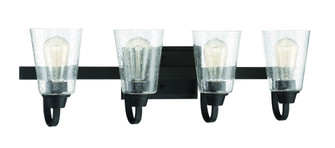 Grace 4 Light Vanity in Espresso (Clear Seeded Glass) (20|41904-ESP-CS)
