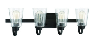 Grace 4 Light Vanity in Espresso (Clear Seeded Glass) (20|41904-ESP-CS)