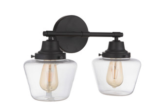 Essex 2 Light Vanity in Flat Black (20|19518FB2)