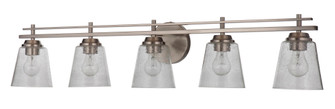 Drake 5 Light Vanity in Brushed Polished Nickel (20|19642BNK5)