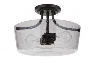 Tyler 2 Light Semi Flush in Flat Black (20|50252-FB)