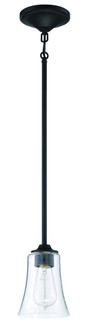 Gwyneth 1 Light Mini Pendant in Flat Black (20|50491-FB)