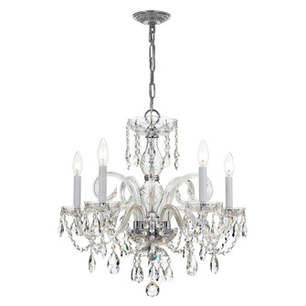 Traditional Crystal 22'' Hand Cut Crystal Polished Chrome Chandelier (205|1005-CH-CL-MWP)