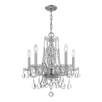 Traditional Crystal 18'' Hand Cut Crystal Polished Chrome Chandelier (205|1061-CH-CL-MWP)