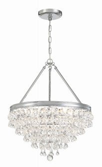 Calypso 20'' Crystal Teardrop Polished Chrome Chandelier (205|136-CH)