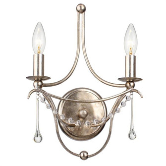 Metro 2 Light Antique Silver Sconce (205|422-SA)