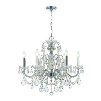 Imperial 6 Light Spectra Crystal Polished Chrome Chandelier (205|3226-CH-CL-SAQ)