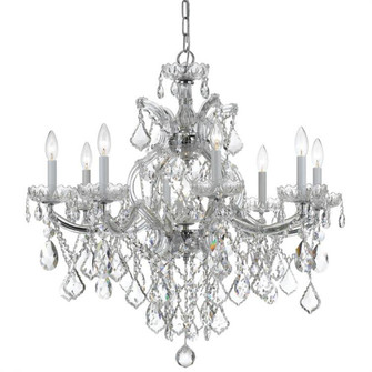 Maria Theresa 9 Light Spectra Crystal Polished Chrome Chandelier (205|4409-CH-CL-SAQ)