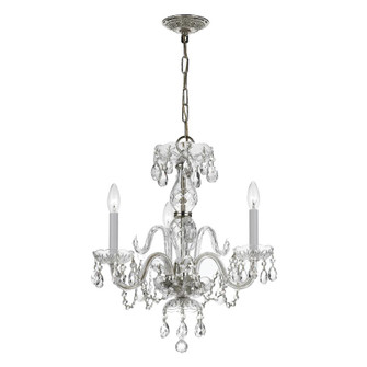 Traditional Crystal 16'' Hand Cut Crystal Polished Chrome Chandelier (205|5044-CH-CL-MWP)