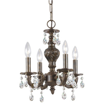 Paris Market 13.5'' Hand Cut Crystal Venetian Bronze Chandelier (205|5024-VB-CL-MWP)