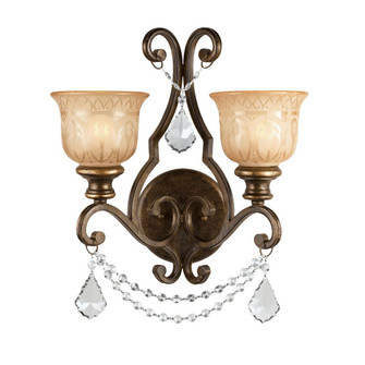 Norwalk 16'' Hand Cut Crystal Bronze Umber Sconce (205|7502-BU-CL-MWP)