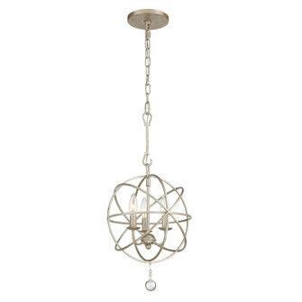 Solaris 12.5'' Olde Silver Chandelier (205|9225-OS)