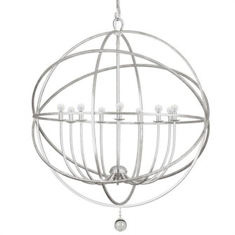 Solaris 9 Light Olde Silver Sphere Chandelier (205|9229-OS)