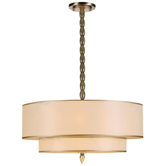 Luxo 26'' Drum Shade Antique Brass Chandelier (205|9507-AB)