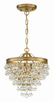 Calypso 13'' Crystal Teardrop Vibrant Gold Chandelier (205|130-VG)